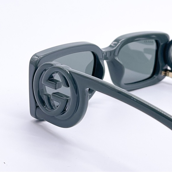 NEW GUCCI UNISEX GRAY SUNGLASSES - Picture 6 of 12